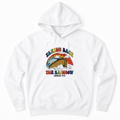 Christian Rainbow Jesus Rainbow Hoodie