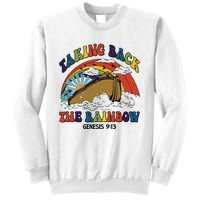 Christian Rainbow Jesus Rainbow Sweatshirt