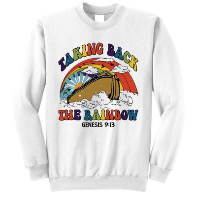 Christian Rainbow Jesus Rainbow Sweatshirt