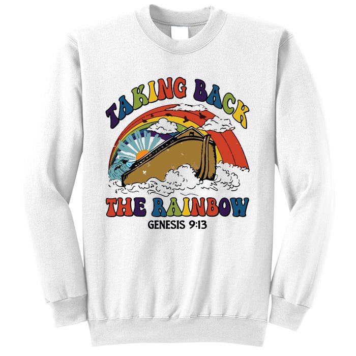 Christian Rainbow Jesus Rainbow Sweatshirt