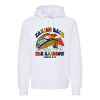 Christian Rainbow Jesus Rainbow Premium Hoodie