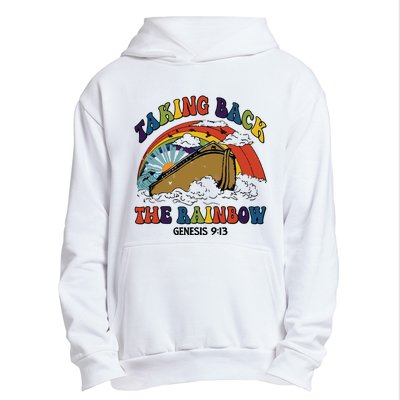 Christian Rainbow Jesus Rainbow Urban Pullover Hoodie