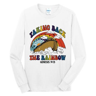 Christian Rainbow Jesus Rainbow Tall Long Sleeve T-Shirt