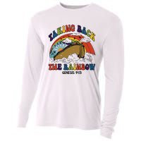 Christian Rainbow Jesus Rainbow Cooling Performance Long Sleeve Crew