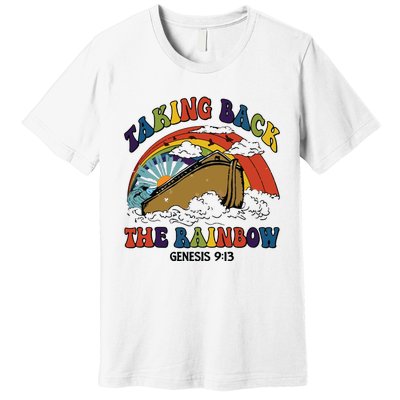 Christian Rainbow Jesus Rainbow Premium T-Shirt