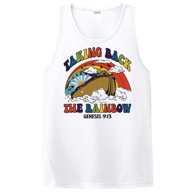 Christian Rainbow Jesus Rainbow PosiCharge Competitor Tank