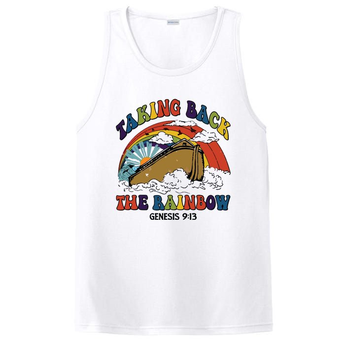 Christian Rainbow Jesus Rainbow PosiCharge Competitor Tank