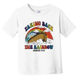 Christian Rainbow Jesus Rainbow Toddler T-Shirt