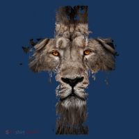 Christian Religious Jesus The Lion Of Judah Cross Retro 7-Panel Snapback Hat