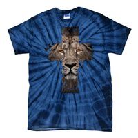 Christian Religious Jesus The Lion Of Judah Cross Retro Tie-Dye T-Shirt