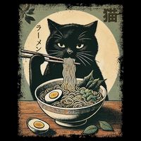 Cat Ramen Japanese Funny Graphic Kawaii Cat Anime Gifts Doggie Tank