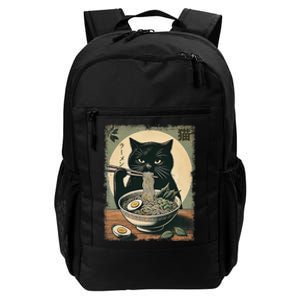 Cat Ramen Japanese Funny Graphic Kawaii Cat Anime Gifts Daily Commute Backpack