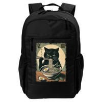 Cat Ramen Japanese Funny Graphic Kawaii Cat Anime Gifts Daily Commute Backpack