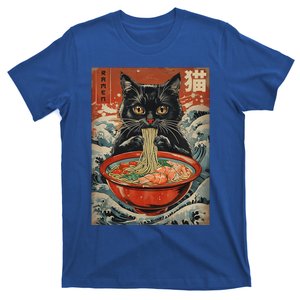 Cat Ramen Japanese Kawaii Cat Anime T-Shirt