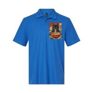 Cat Ramen Japanese Kawaii Cat Anime Softstyle Adult Sport Polo