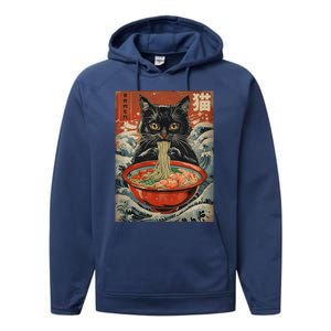 Cat Ramen Japanese Kawaii Cat Anime Performance Fleece Hoodie