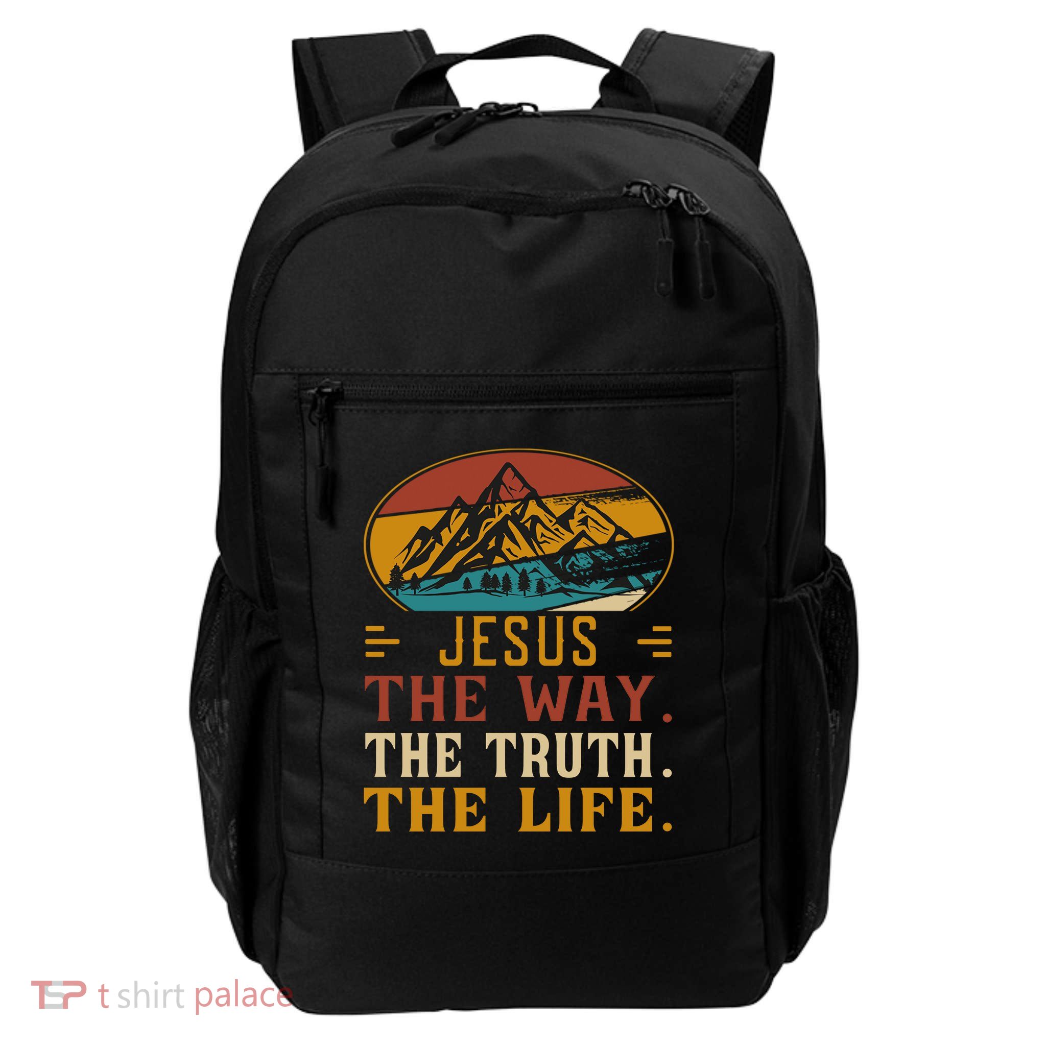 Christ Retro Jesus The Way Daily Commute Backpack