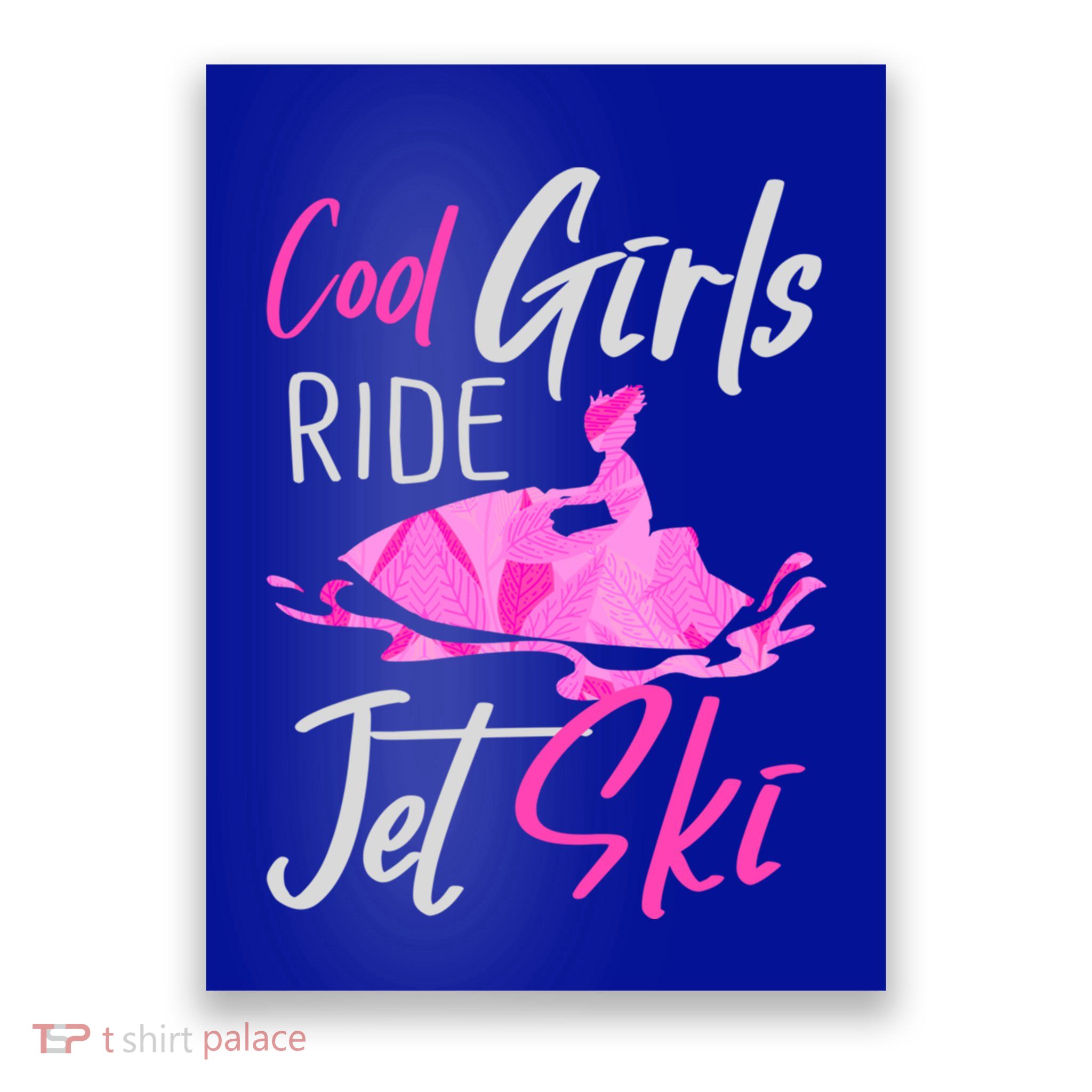 Cool Ride Jet Ski Water Sport Funny Jetski Cute Gift Poster