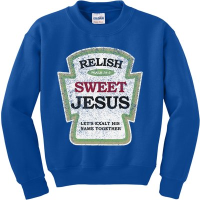 Christian Relish Jesus Kids Sweatshirt