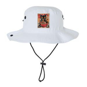 Cat Ramen Japanese Funny Graphic Tees Kawaii Cat Anime Legacy Cool Fit Booney Bucket Hat