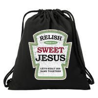 Christian Relish Jesus Drawstring Bag