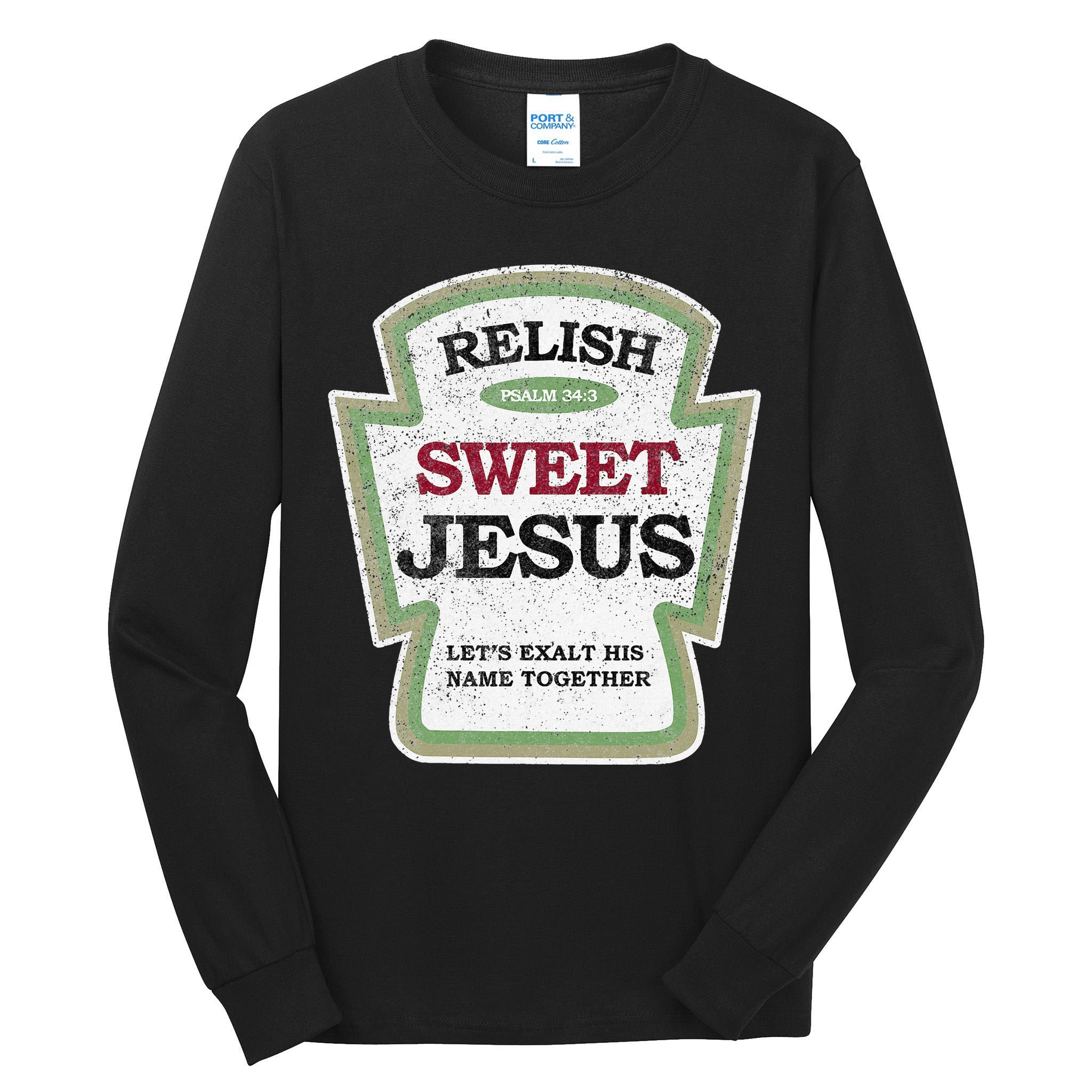 Christian Relish Jesus Tall Long Sleeve T-Shirt