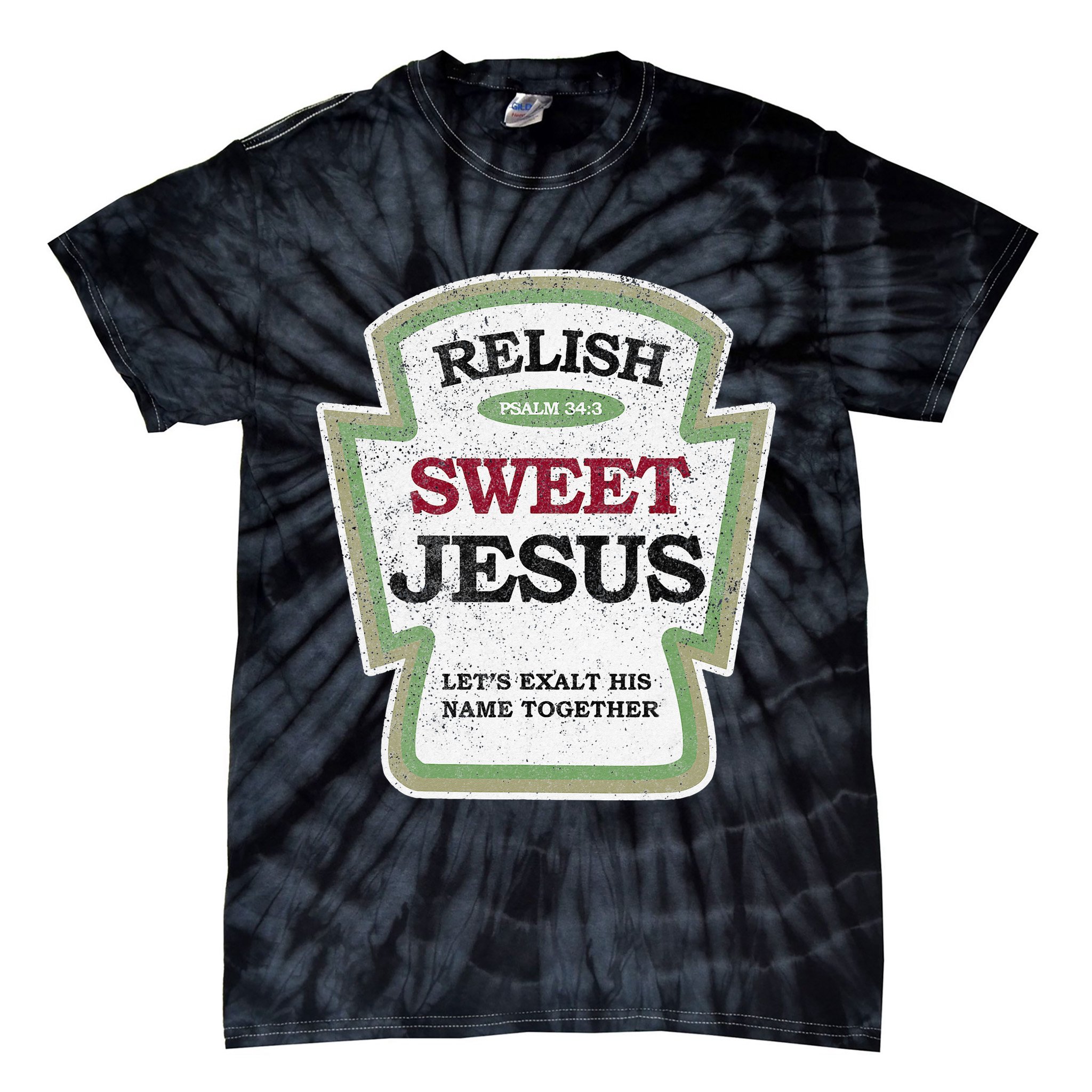 Christian Relish Jesus Tie-Dye T-Shirt