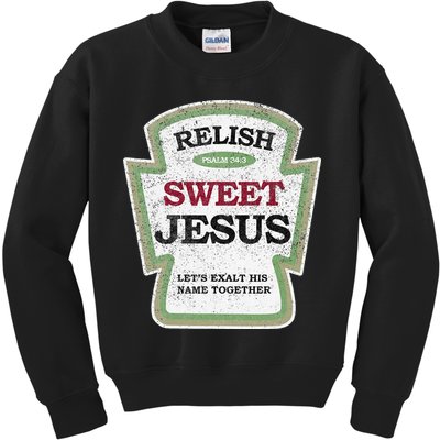 Christian Relish Jesus Kids Sweatshirt