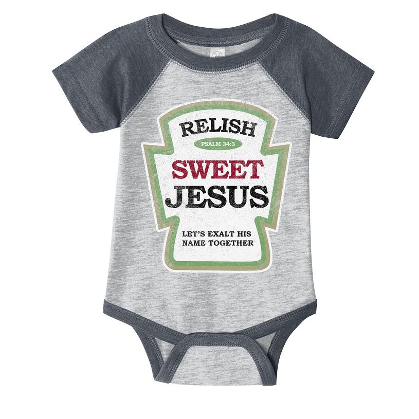 Christian Relish Jesus Infant Baby Jersey Bodysuit