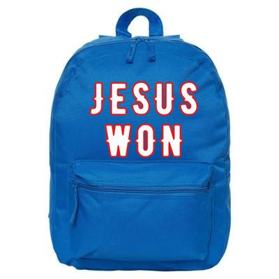 Christianity Religion jesus won Texas 16 in Basic Backpack