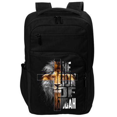 Christian Religious Jesus The Lion Of Judah Easter Yeshua Impact Tech Backpack
