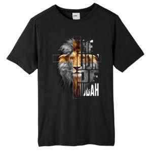 Christian Religious Jesus The Lion Of Judah Easter Yeshua Tall Fusion ChromaSoft Performance T-Shirt