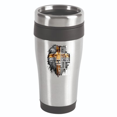 Christian Religious Jesus The Lion Of Judah Easter Yeshua 16oz Travel Tumbler