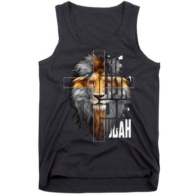 Christian Religious Jesus The Lion Of Judah Easter Yeshua Tank Top