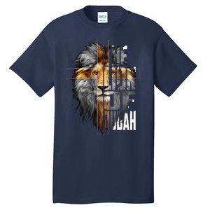 Christian Religious Jesus The Lion Of Judah Easter Yeshua Tall T-Shirt