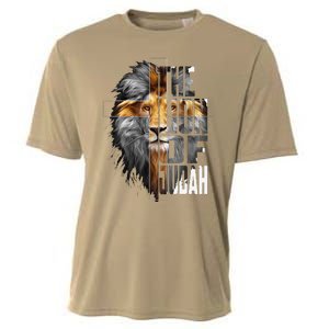 Christian Religious Jesus The Lion Of Judah Easter Yeshua Cooling Performance Crew T-Shirt