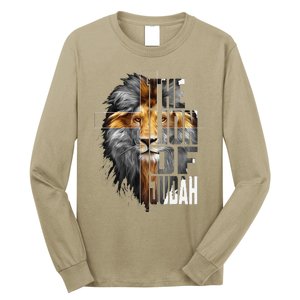 Christian Religious Jesus The Lion Of Judah Easter Yeshua Long Sleeve Shirt