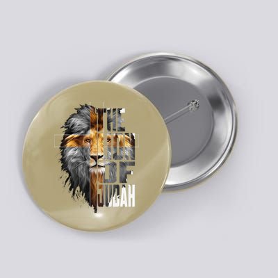 Christian Religious Jesus The Lion Of Judah Easter Yeshua Button