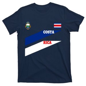 Costa Rica Jersey Flagsoccertravelfootball T T-Shirt