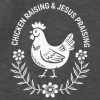 Chicken Raising & Jesus Praising Vector Backpack
