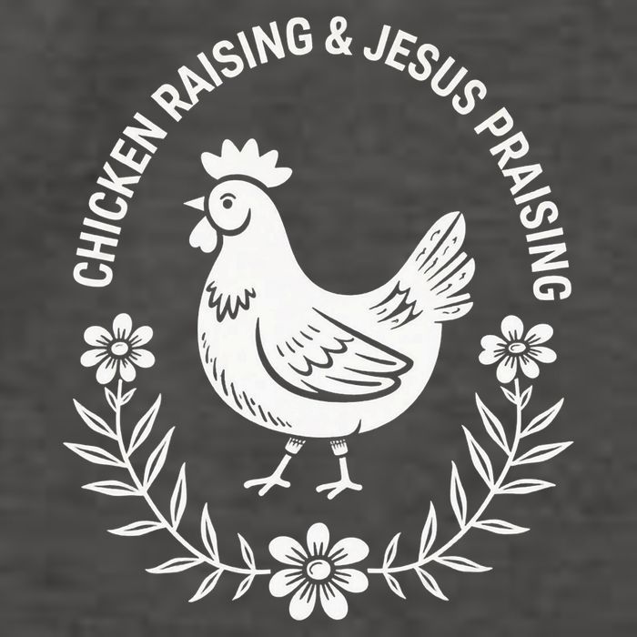 Chicken Raising & Jesus Praising Vector Backpack