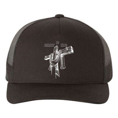 Christian Religious Jesus Christ Is King Yupoong Adult 5-Panel Trucker Hat