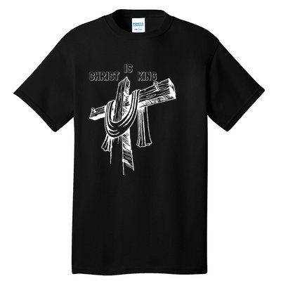 Christian Religious Jesus Christ Is King Tall T-Shirt