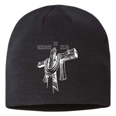 Christian Religious Jesus Christ Is King Sustainable Beanie