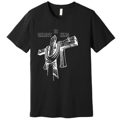 Christian Religious Jesus Christ Is King Premium T-Shirt