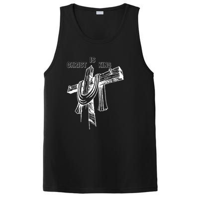 Christian Religious Jesus Christ Is King PosiCharge Competitor Tank