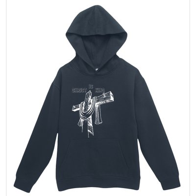 Christian Religious Jesus Christ Is King Urban Pullover Hoodie