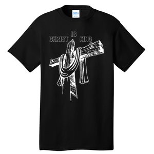 Christian Religious Jesus Christ Is King Tall T-Shirt