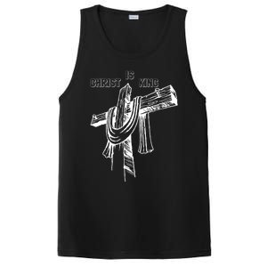 Christian Religious Jesus Christ Is King PosiCharge Competitor Tank