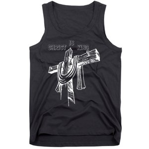 Christian Religious Jesus Christ Is King Tank Top